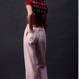 PacSun Light Pink Women's Straight Leg Jeans